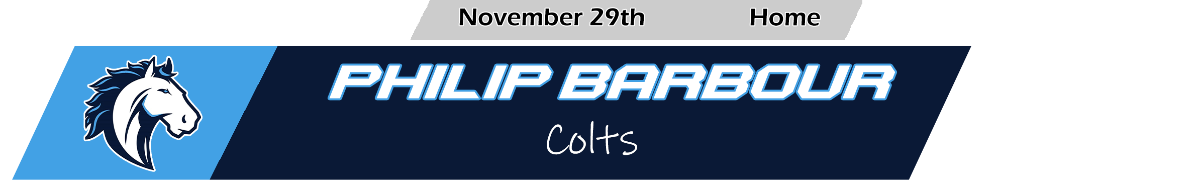 philip Barbour Banner